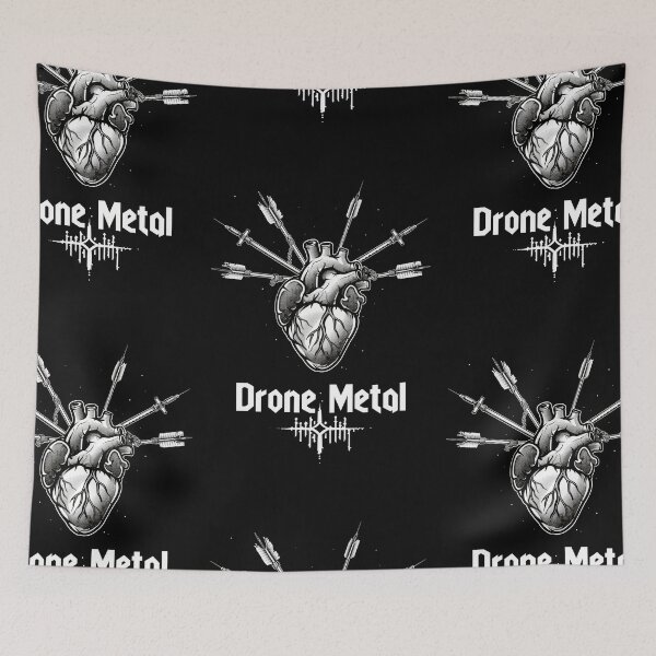 Item preview, Drone Metal Heart Vibes Dark soul in Mind designed and sold by Piotrek0001.