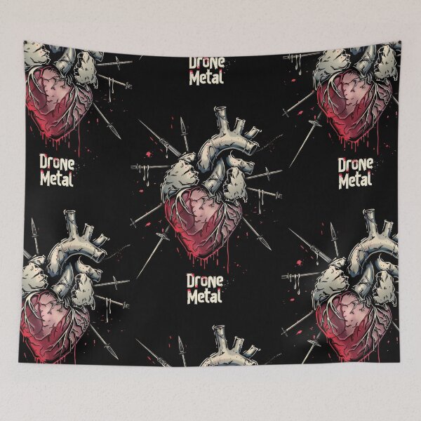 Item preview, Drone Metal Heart Vibes Dark soul in Mind designed and sold by Piotrek0001.