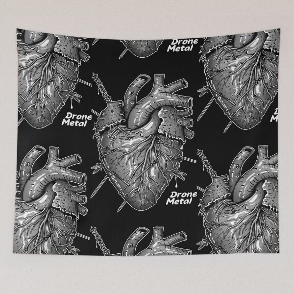 Item preview, Drone Metal Heart Vibes Dark soul in Mind designed and sold by Piotrek0001.