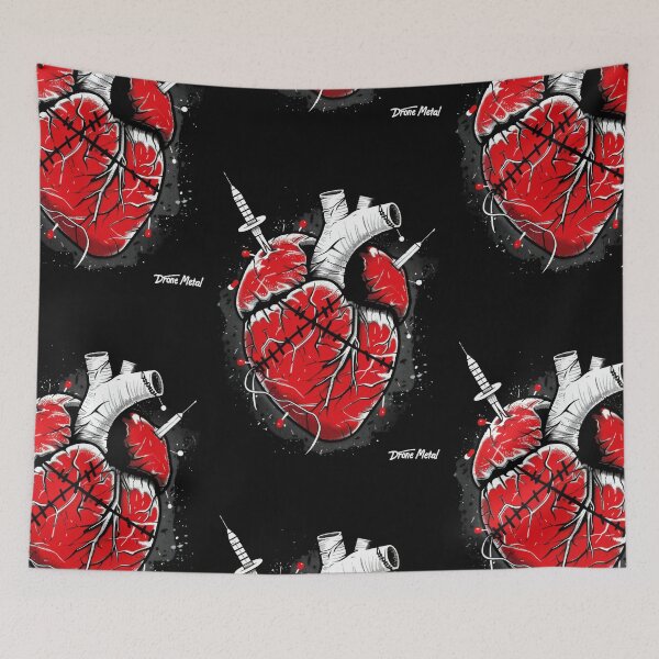 Item preview, Drone Metal Heart Vibes Dark soul in Mind designed and sold by Piotrek0001.