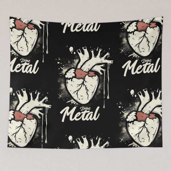 Item preview, Drone Metal Heart Vibes Dark soul in Mind designed and sold by Piotrek0001.