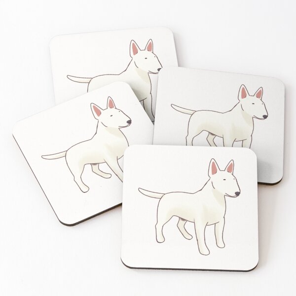 Item preview, White bullterrier dog   designed and sold by Artofmayara.