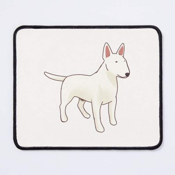 Item preview, White bullterrier dog designed and sold by Artofmayara.