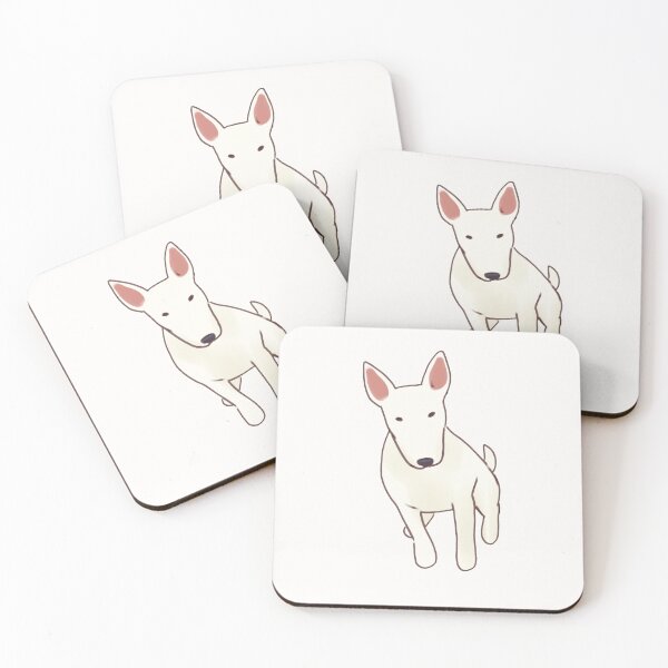 Item preview, White bull terrier  designed and sold by Artofmayara.