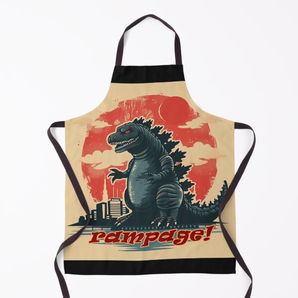 Item preview, Rampage! Monster in Retro Japanese Style designed and sold by redstar19.