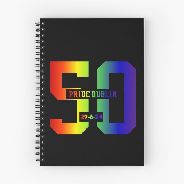 Item preview, 50th Pride Dublin 2024, LGBTQ Pride 2024, Pride 2024 Dublin Ireland, 29-06-24, Unsex tees, pride festival,  designed and sold by PrideBeProud.