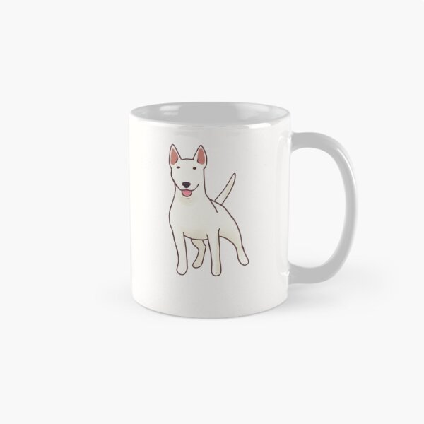 Item preview, White bull terrier art designed and sold by Artofmayara.
