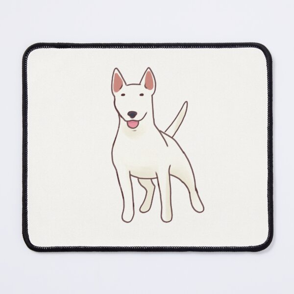 Item preview, White bull terrier art designed and sold by Artofmayara.