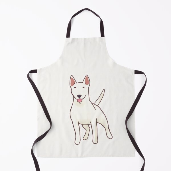 Item preview, White bull terrier art designed and sold by Artofmayara.