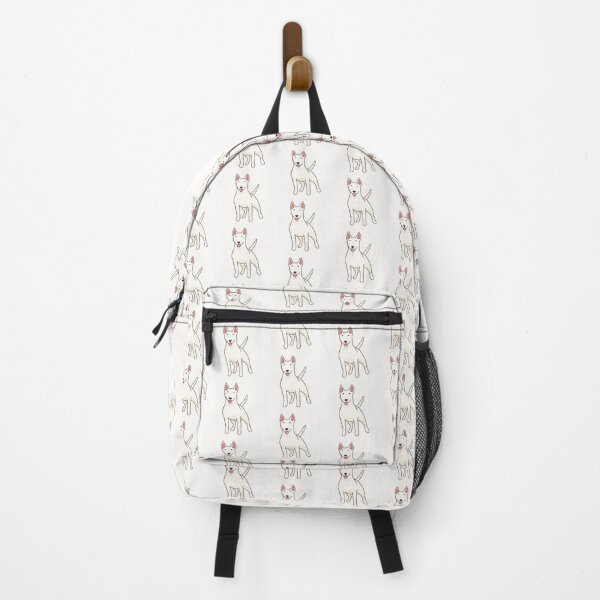 Item preview, White bull terrier art designed and sold by Artofmayara.