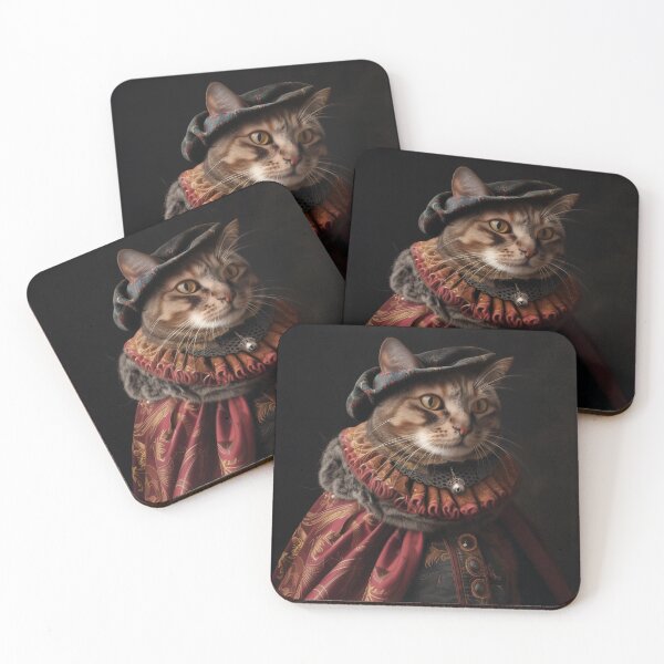 Item preview, Feline Renaissance Masterpiece designed and sold by CozyLounge.