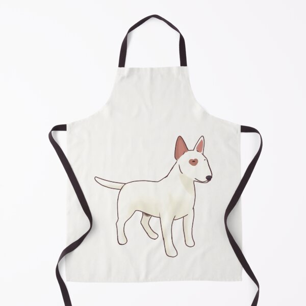 Item preview, White bullterrier art designed and sold by Artofmayara.
