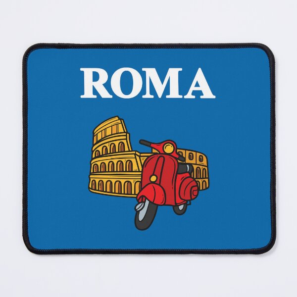 Item preview, The Colosseum & Moped, Rome, Italy designed and sold by Happy Puppy Print On Demand.