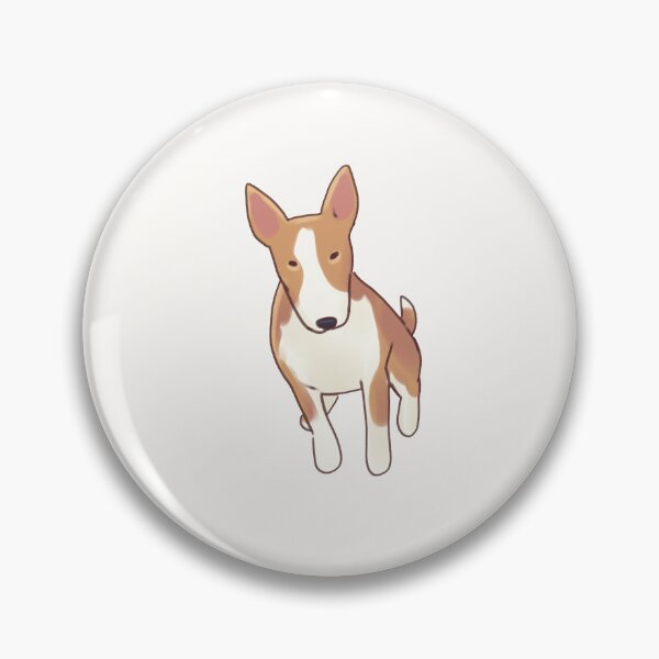Item preview, Fawn and white bullterrier  designed and sold by Artofmayara.