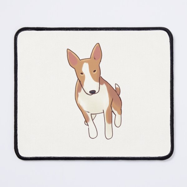 Item preview, Fawn and white bullterrier designed and sold by Artofmayara.