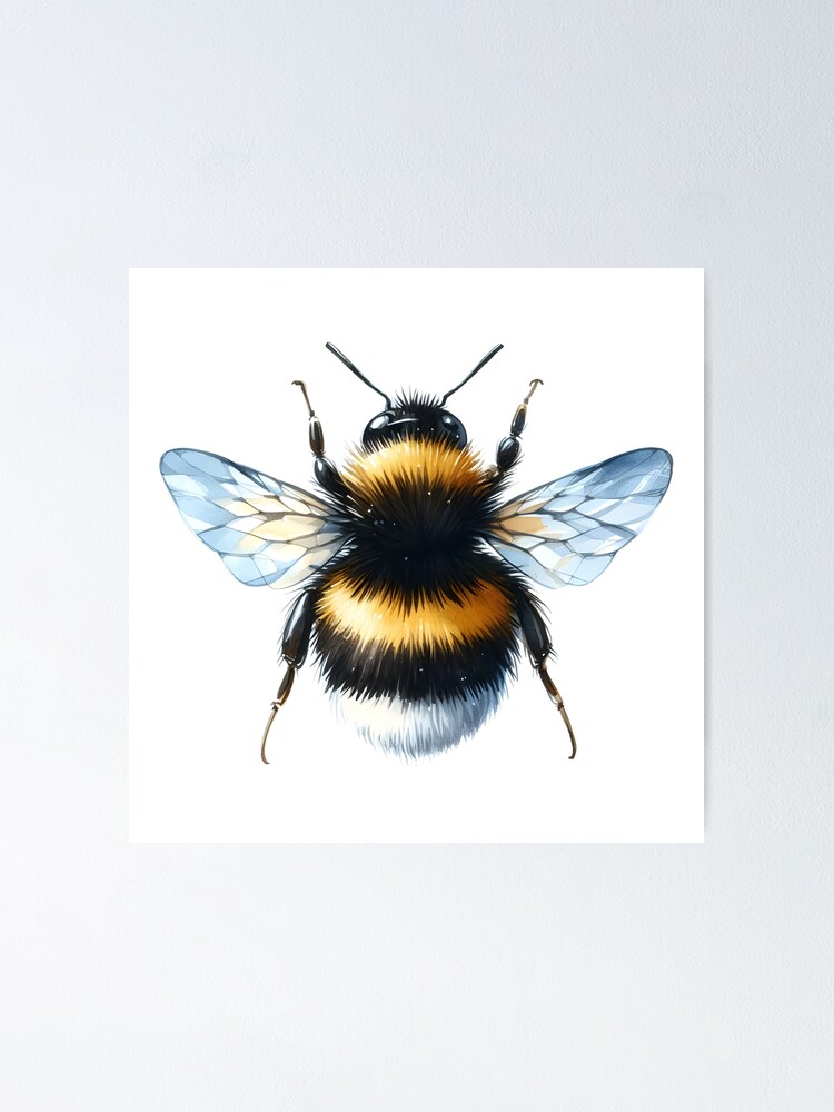 Thumbnail 1 of 3, Poster, Bumble designed and sold by ColourWonder.