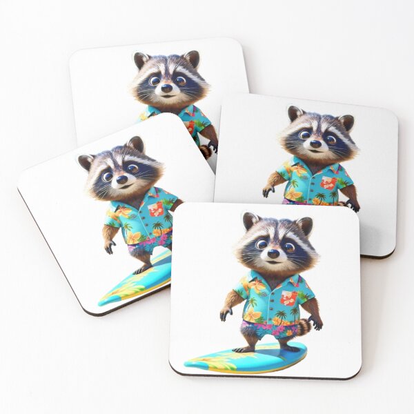 Item preview, RACCOON SURFING "  designed and sold by Obinne.
