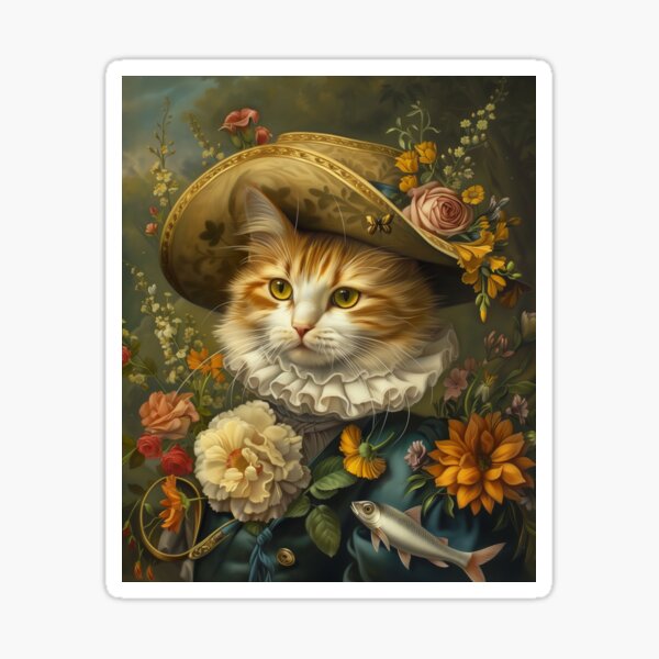 Item preview, Feline Renaissance Masterpiece designed and sold by CozyLounge.