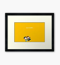 Bts Jungkook + Taehyung (let's GOW) Framed Print