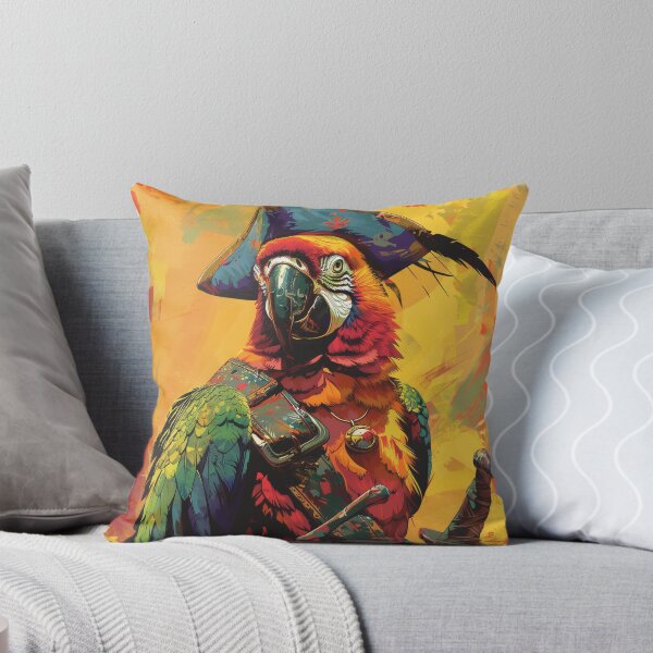 Item preview, Pirate Parrot with Bold Colors designed and sold by palmyst.