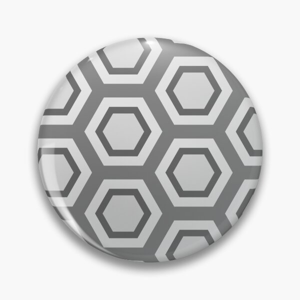 Item preview, Grey hexagon pattern designed and sold by HadleyCruz.