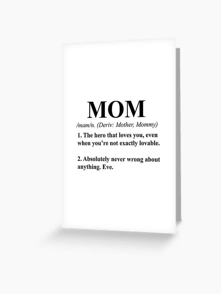 Inspirational Funny Mom Definition for Mother's Day Inspirational Funny Mom Definition for Mother's Day