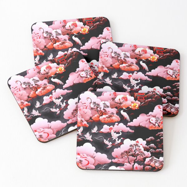 Item preview, Chinese Crane and Pine Art designed and sold by Sadia  Jannat.