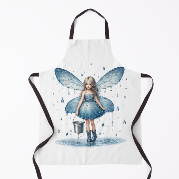 Item preview, Fairy princess in the rain holding a leaking bucket designed and sold by LoneAngel.