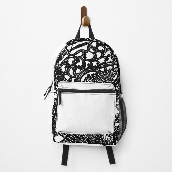 Item preview, Beautiful Nang-Yai lai thai traditional round black and white designed and sold by Bspaces.