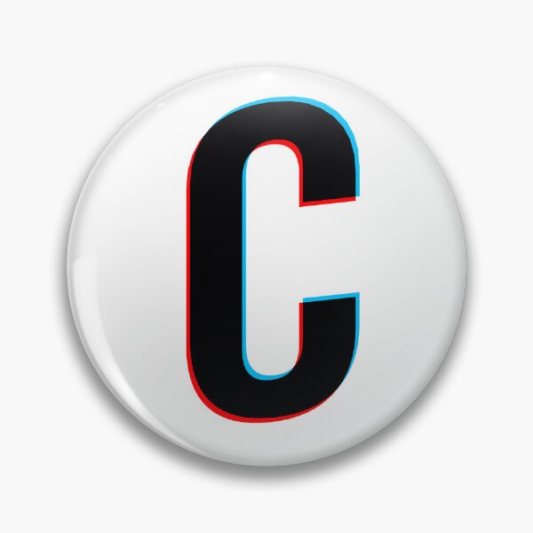 Item preview, Black letter C with red and blue lines designed and sold by MUJU-pixel.