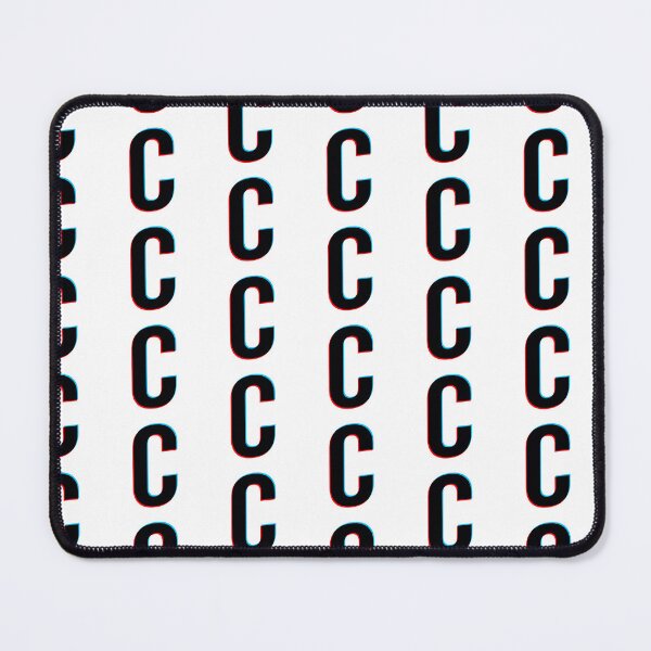 Item preview, Black letter C with red and blue lines designed and sold by MUJU-pixel.