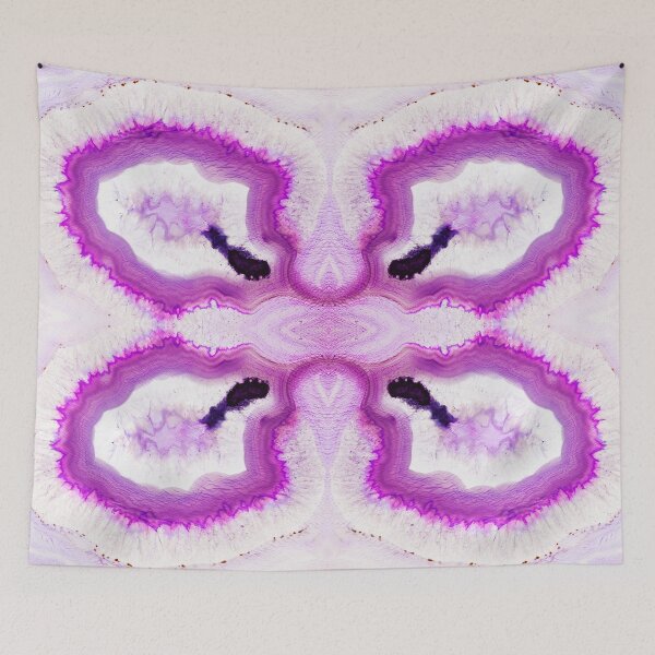 Item preview, Pink agate cross section mineral designed and sold by Lukasz Szczepanski.