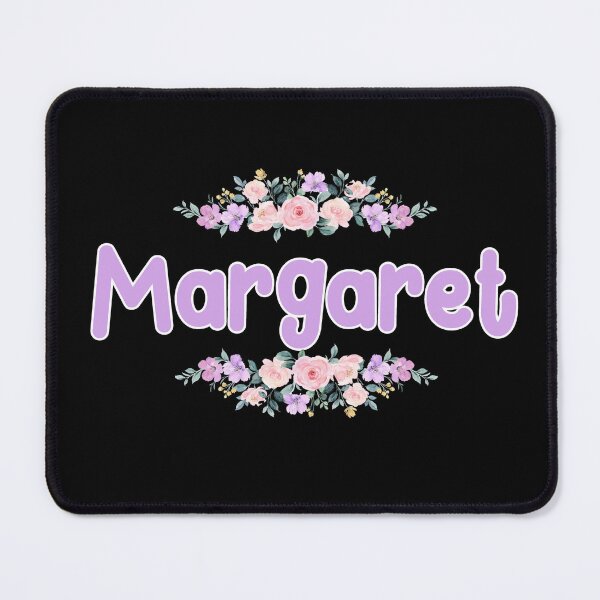 Item preview, Purple Flower Margaret Name Label (Black) designed and sold by NormadWorld.