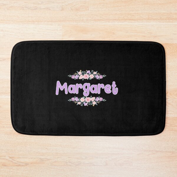 Item preview, Purple Flower Margaret Name Label (Black) designed and sold by NormadWorld.