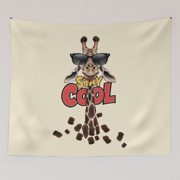 Item preview, Stay Cool Giraffe designed and sold by NickTaroDesign.