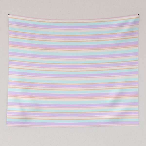 Item preview, Pastelcore Mixed Stripes on Soft White  designed and sold by JaygiesDesign.