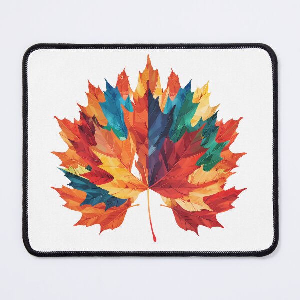 Item preview, Vibrant Multicolored Maple Leaf Art designed and sold by palmyst.