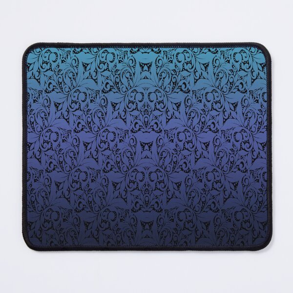 Item preview, Belleza azul, patrón de encaje ombré azul y negro  designed and sold by ByteMode.