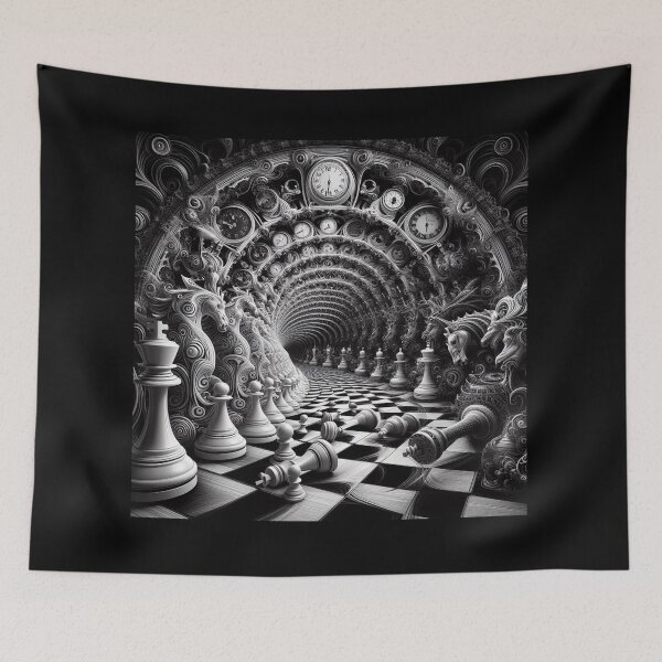 Item preview, Chess Fractal 8 designed and sold by Sybille-Yates.
