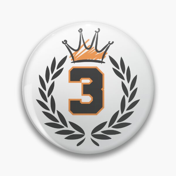 Item preview, number three, with royal crown and laurel wreath designed and sold by Numbers-Art.
