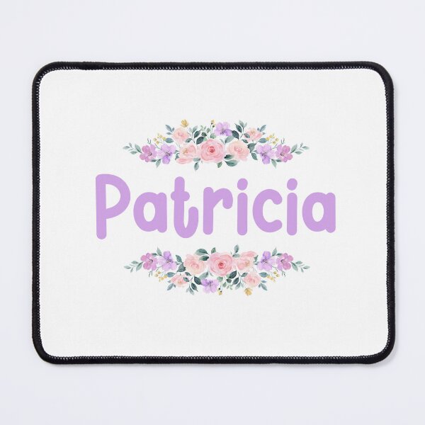 Item preview, Purple Flower Patricia Name Label designed and sold by NormadWorld.