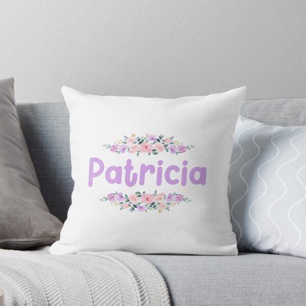Item preview, Purple Flower Patricia Name Label designed and sold by NormadWorld.