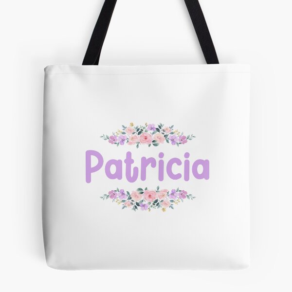 Item preview, Purple Flower Patricia Name Label designed and sold by NormadWorld.