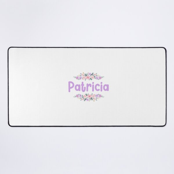 Item preview, Purple Flower Patricia Name Label designed and sold by NormadWorld.