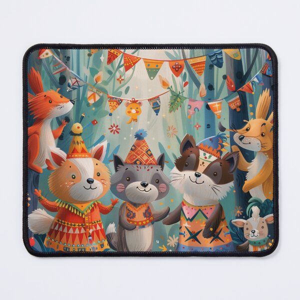 Item preview, Whimsical Animal Party in the Forest designed and sold by palmyst.
