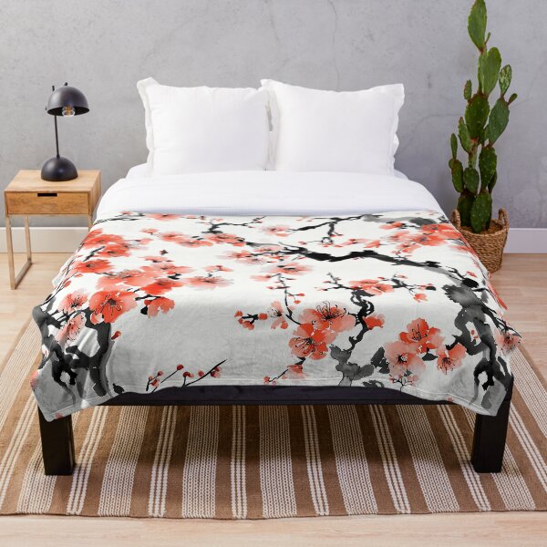 Item preview, Pintura de flor de cerezo de Sakura designed and sold by LittleNippon.