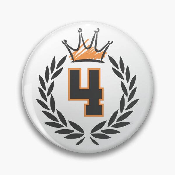 Item preview, number four, with royal crown and laurel wreath designed and sold by Numbers-Art.