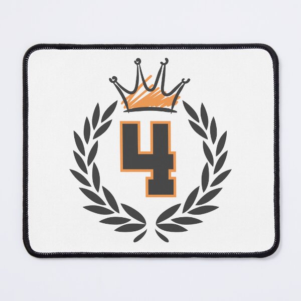 Item preview, number four, with royal crown and laurel wreath designed and sold by Numbers-Art.