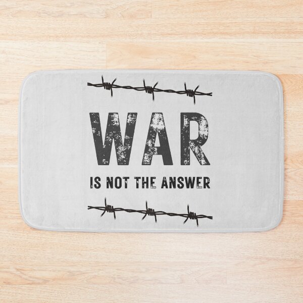Item preview, War Is Not The Answer. Anti-War Protest Barbed Wire designed and sold by Rebel-Design.
