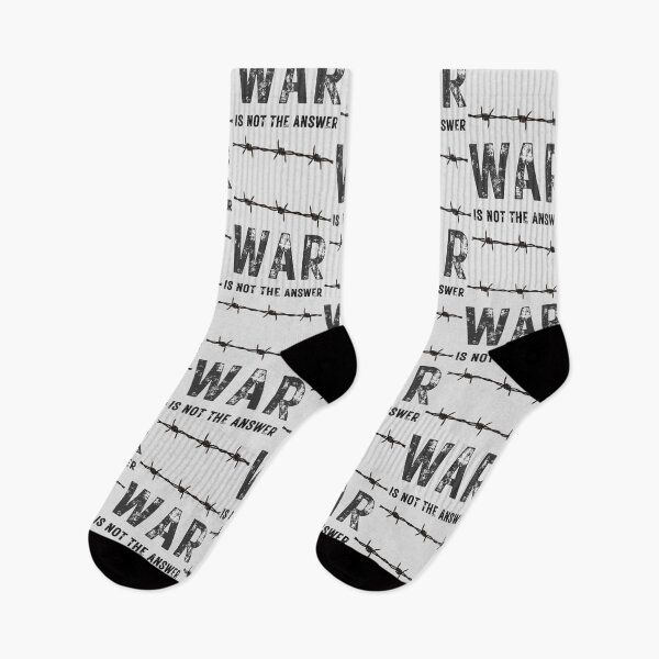 Item preview, War Is Not The Answer. Anti-War Protest Barbed Wire designed and sold by Rebel-Design.
